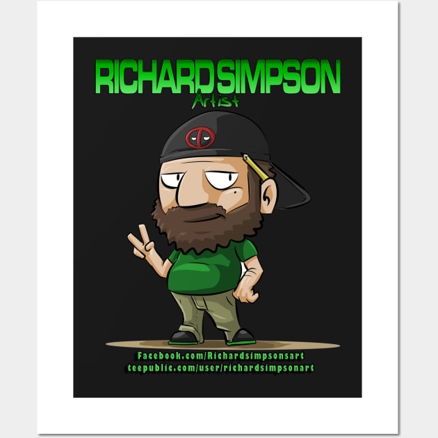 Richard Simpson: Artist Wall Art by richardsimpsonart